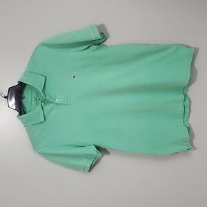 Vineyard Vines Men's Medium Short Sleeve Polo Green/Navy